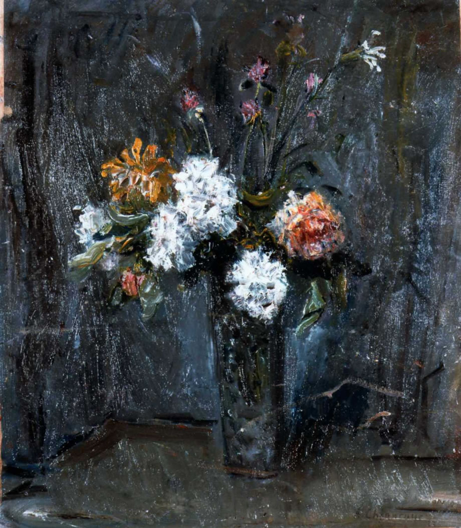 Fiori, sd 1940, olio su tavola, Firenze, collezione privata